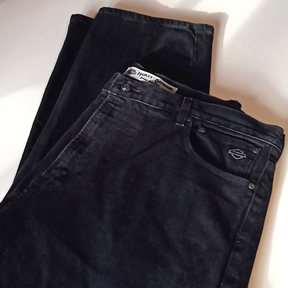 Men's Harley-Davidson black jeans
